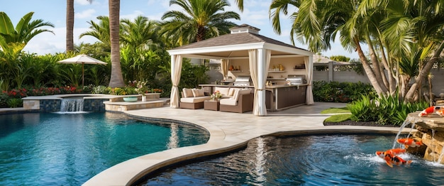 Sophisticated mansion rental featuring high-end amenities and contemporary design